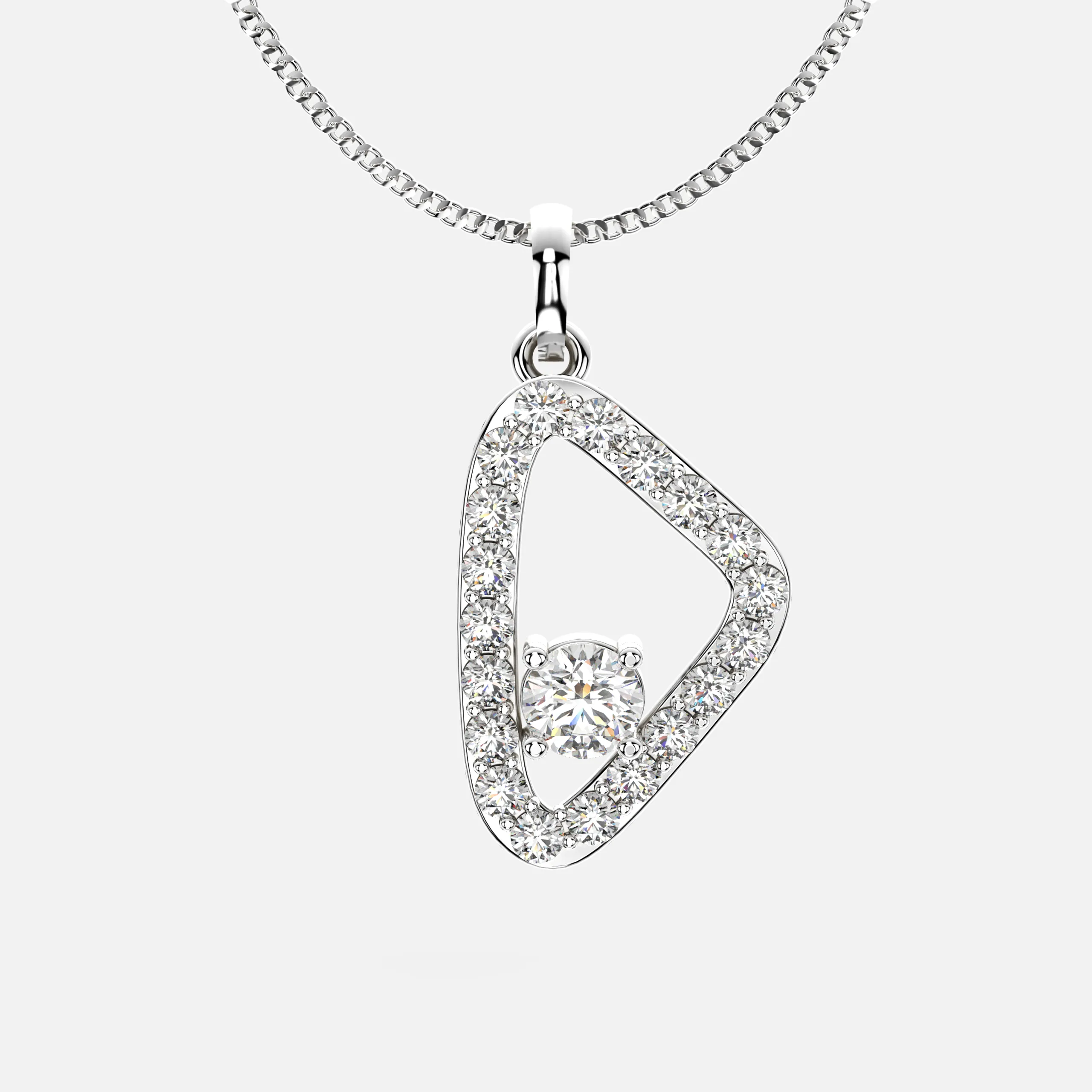 Timeless Prism Diamond Pendant