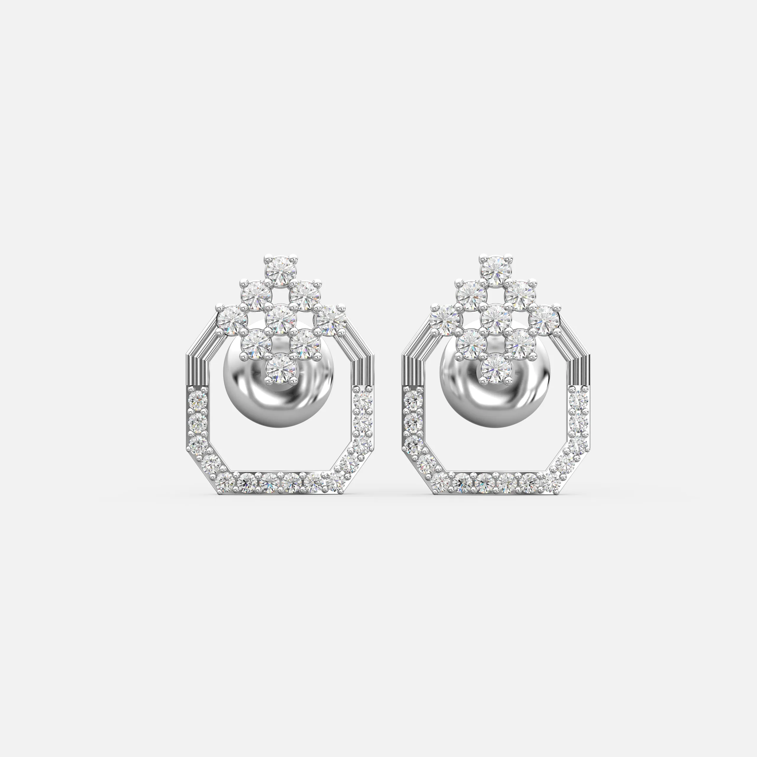 Radiant Halo Bloom Earrings