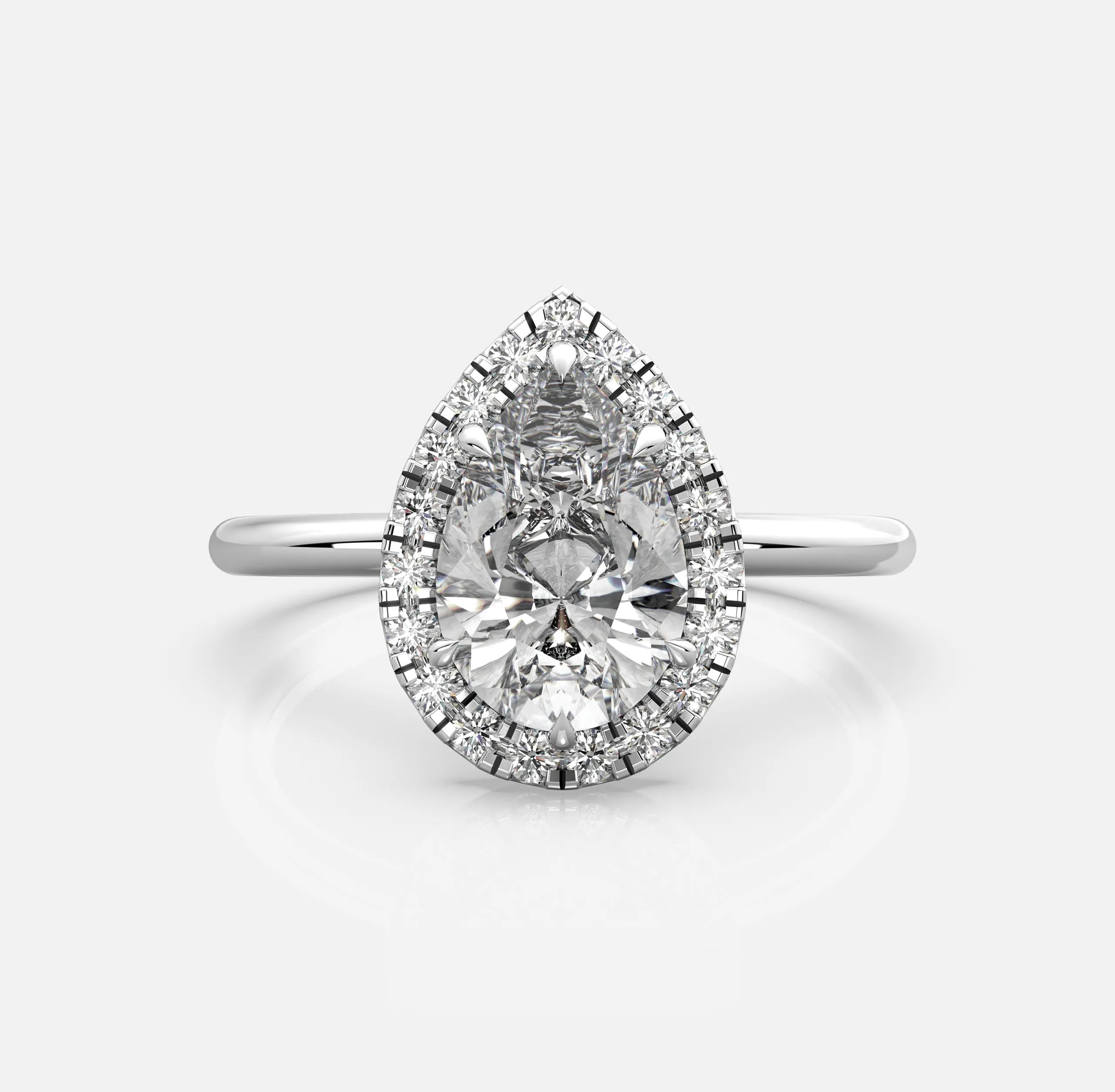 Astria Pear Ring