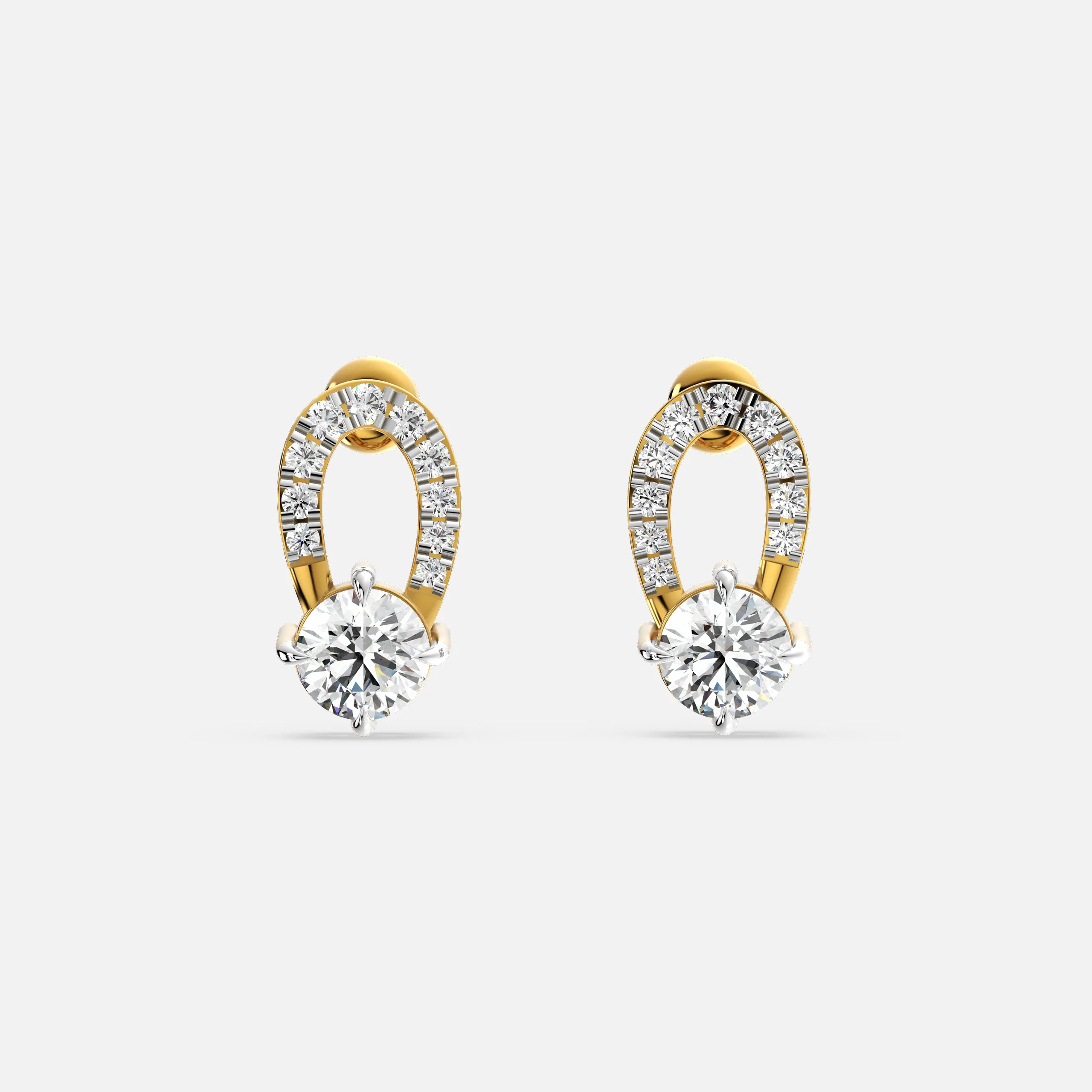 Infinity Glow Diamond Earrings