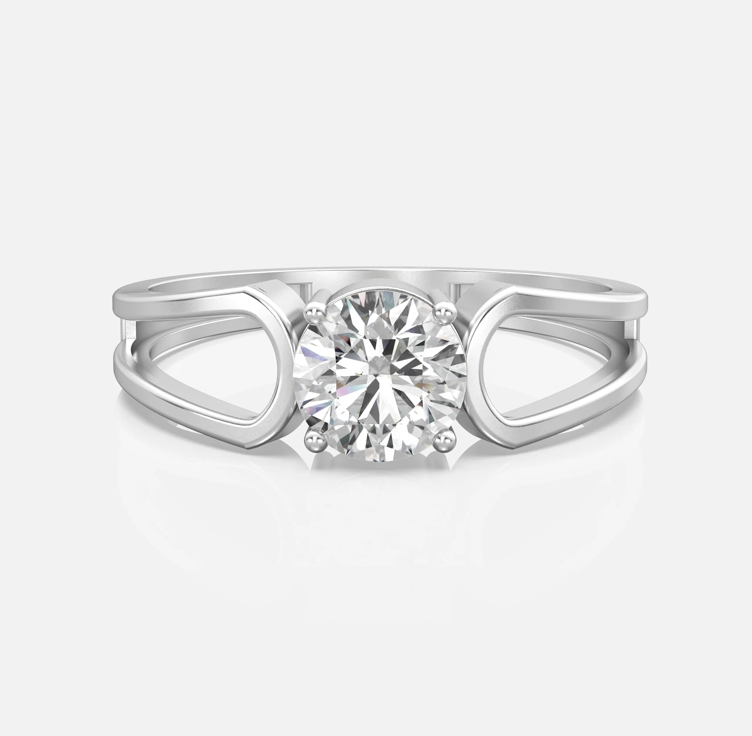 Modern Solitaire Men’s Ring