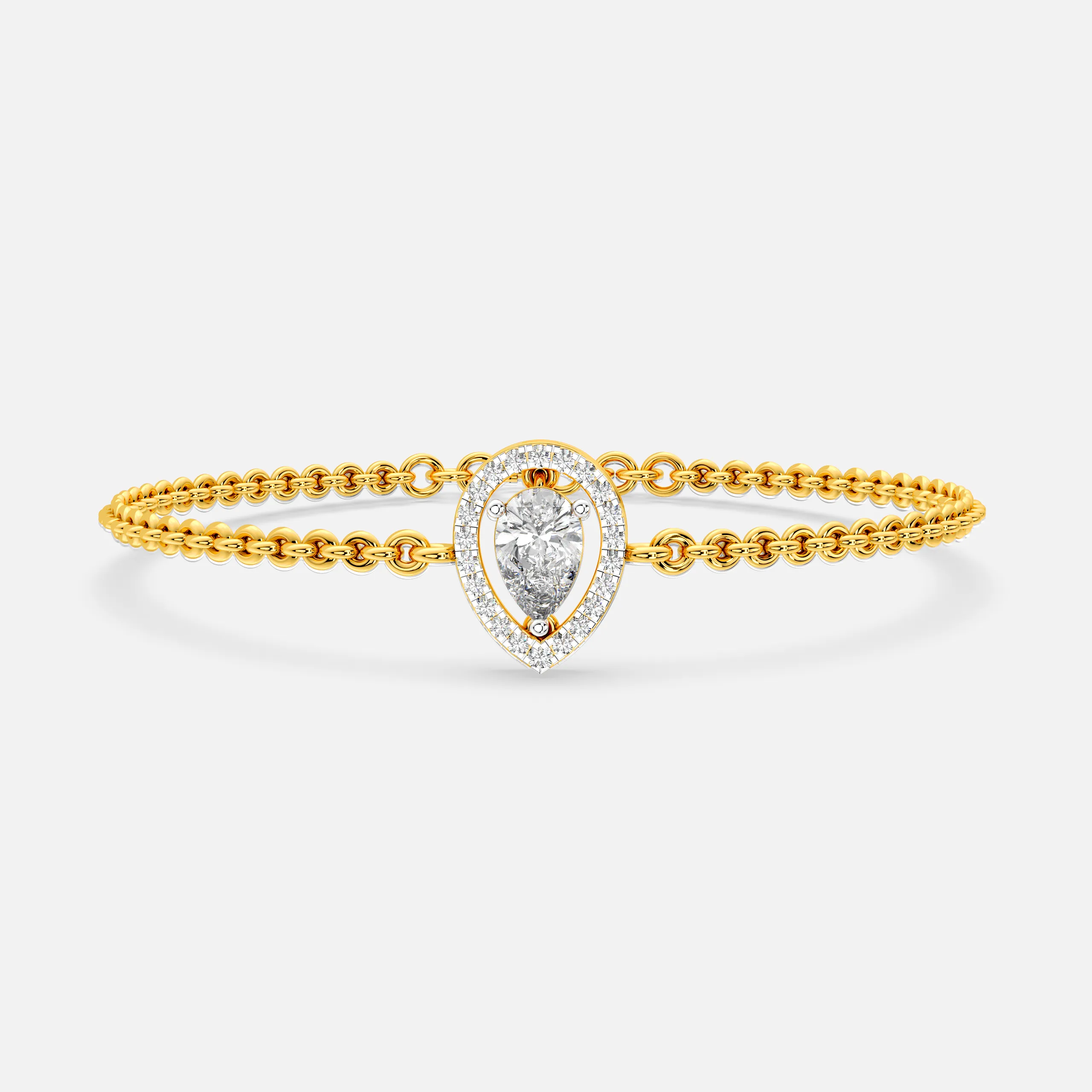 Regal Emerald-Cut Diamond Bracelet