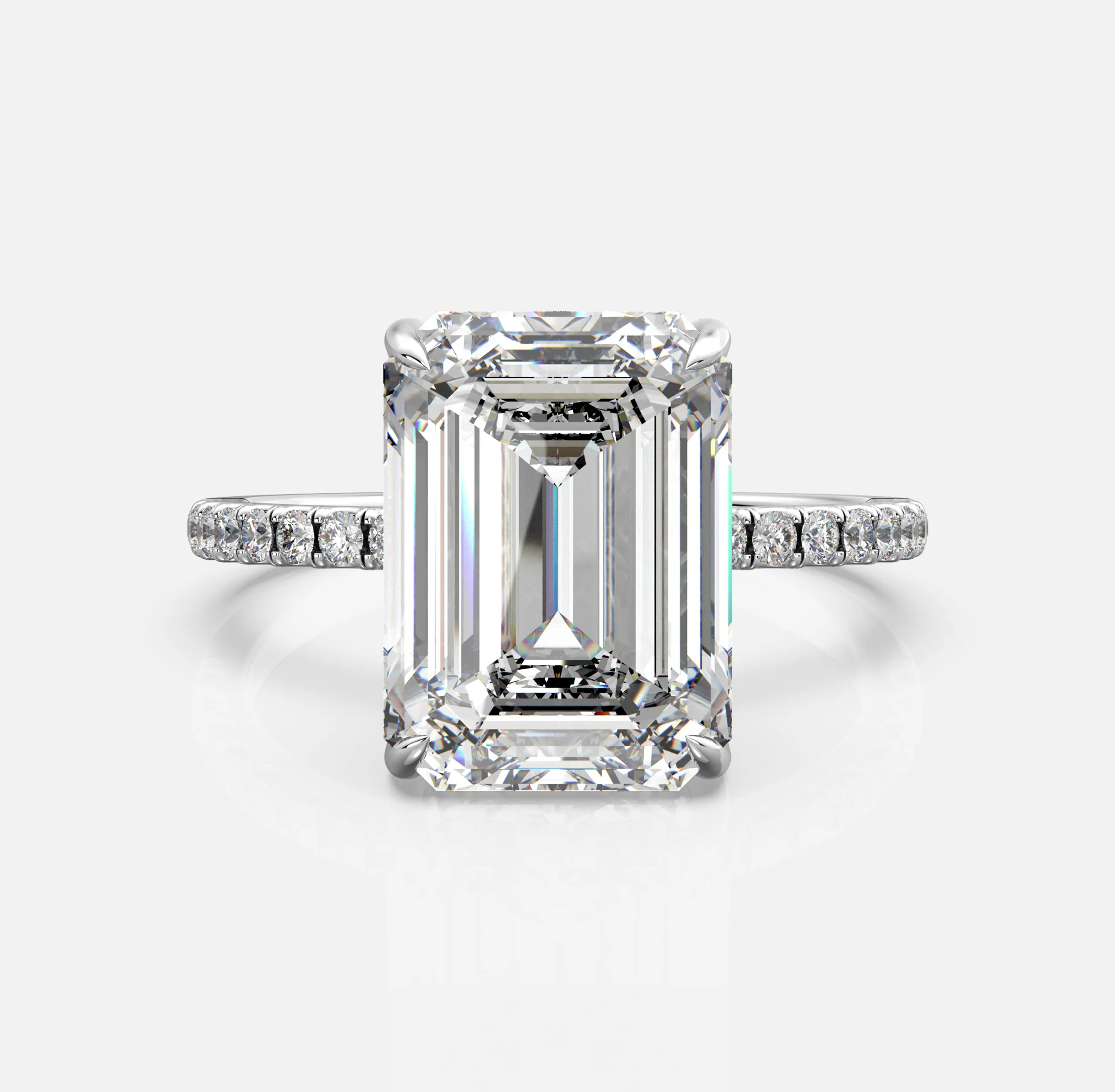 Scarlet Solitaire Ring