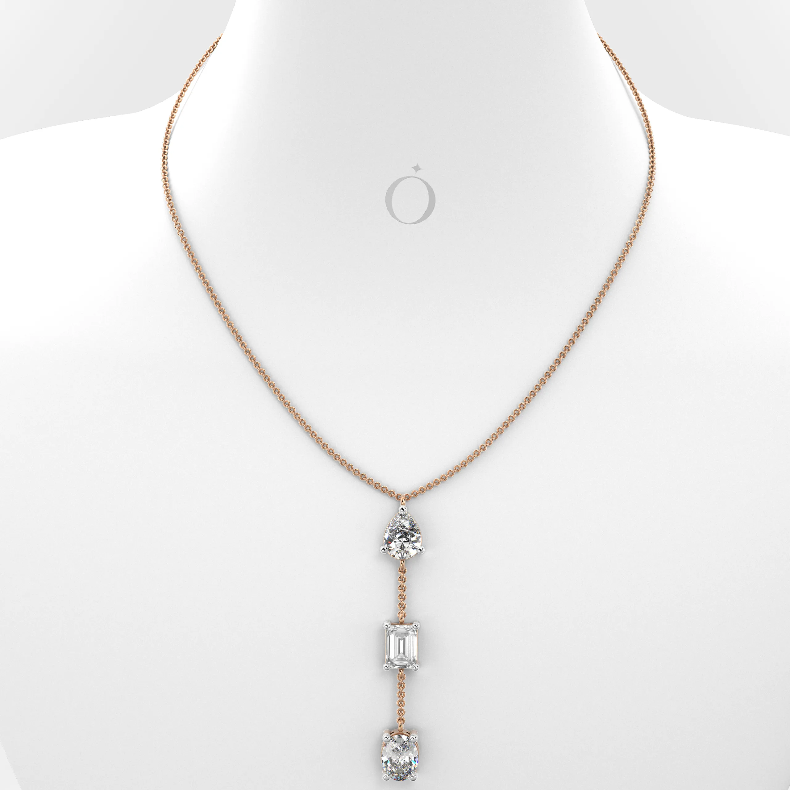 Cascade Trio Necklace