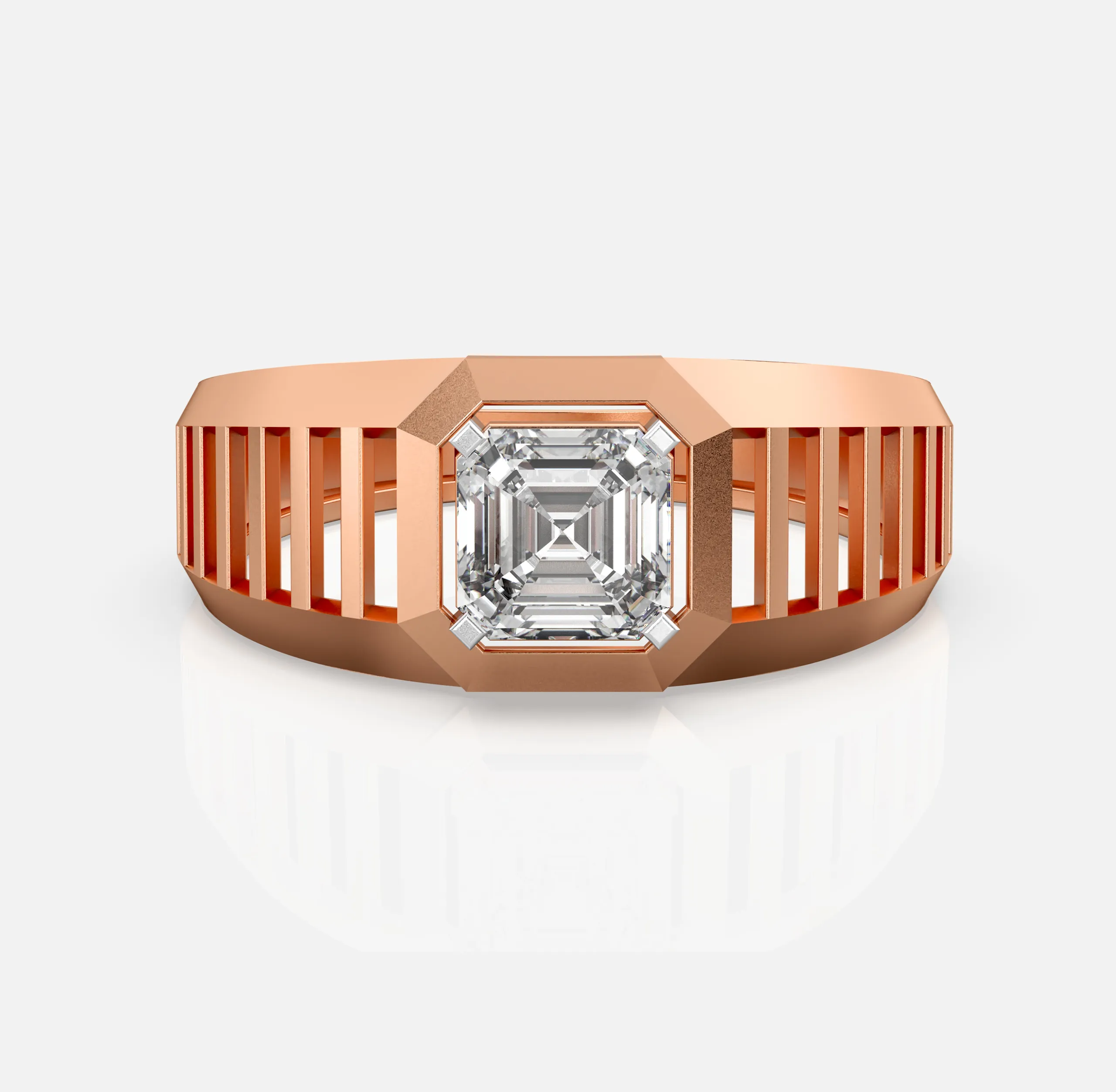 Regal Frame Diamond Ring